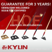 Hot Sale Cheap Price Types Garden Hoe Cultivator With Wooden Hoe Sticks